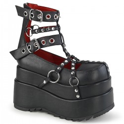 Pantofi demonia stil gotic rock grunge talpa lata BEAR 28