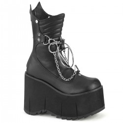 Pantofi stil gotic demonia cult talpa lata KERA 130